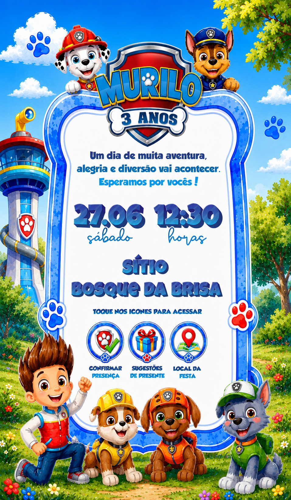 Capa convite