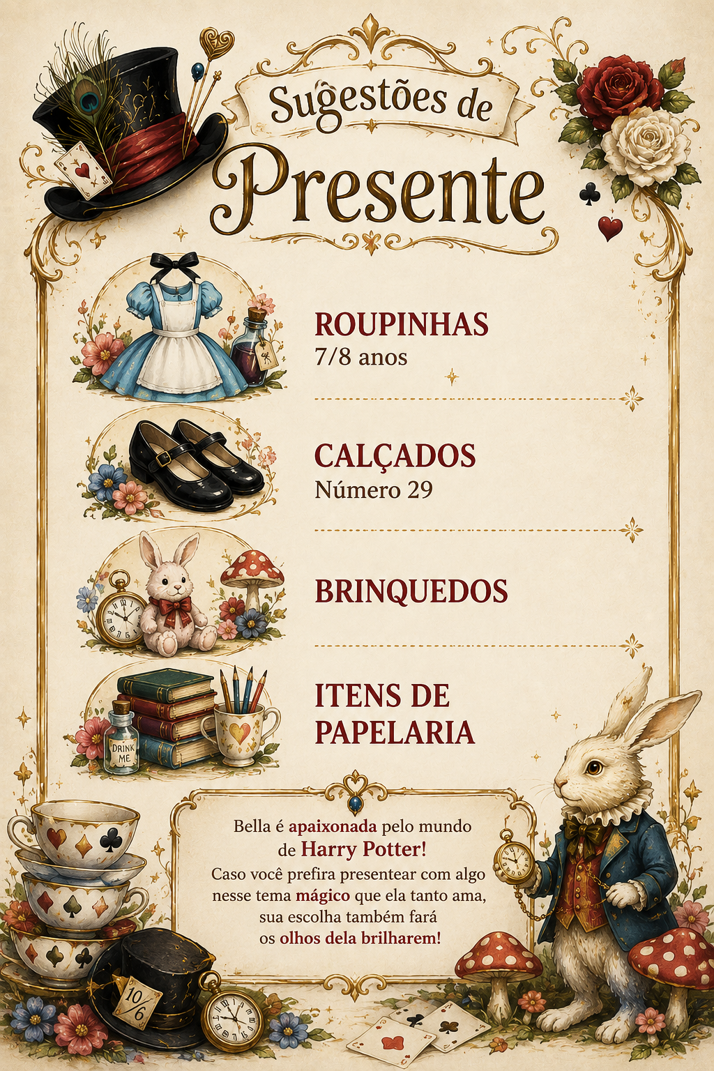 Sugestões de presente